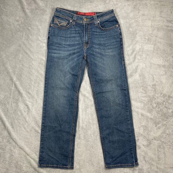 Rock & Roll Cowboy Double‎ Barrel Relaxed Straight Denim Jeans 30 x 30 Western - Picture 2 of 13